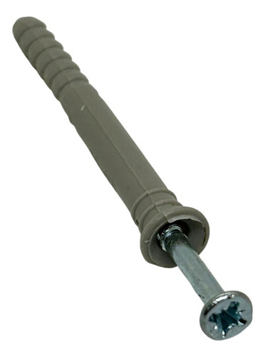 Imagen 2 de 9 de Tarugo Clavo - Tornillo Punta Cruz 6 X 60mm - 100 Unidades