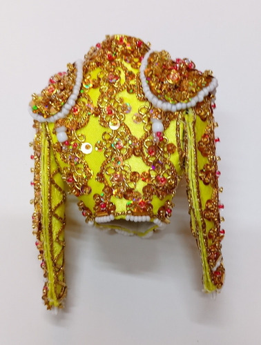 Casaquita De Torero En Miniatura Verde Limón Y Oro