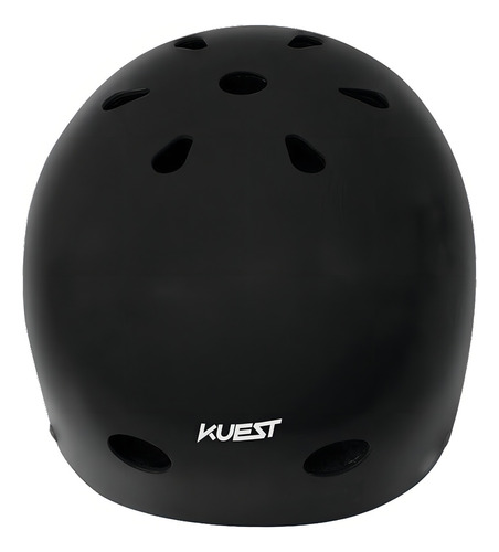 Casco Profesional Ajustable Kuest Urban Roller Skate Patines Color Negro Talle S