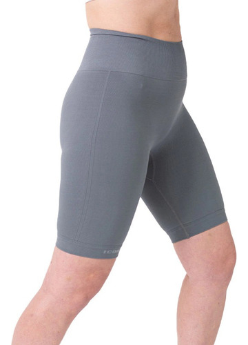 Calza Corta Deportiva Mujer Iconsox® Seamless Biker Fitness 