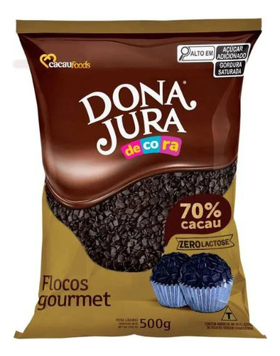 Granulado Flocos 70% Zero Lactose Dona Jura Goumert 500g
