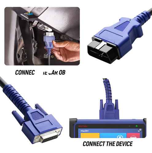 Cable Para Scanner Autel Im508 Obd2 Obdii Conector Obd Db25