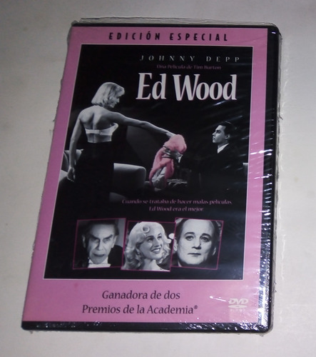Ed Wood De Tim Burton Con Jhonny Deep - Dvd Ed. Especial