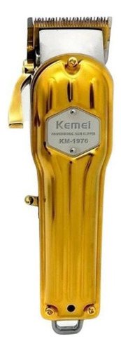 Cortapelos Kemei KM-1976, color dorado, 100 V/240 V