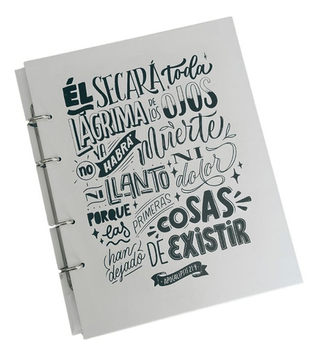 Cuaderno Temática Cristiana - Él Secará Toda Lágrima 