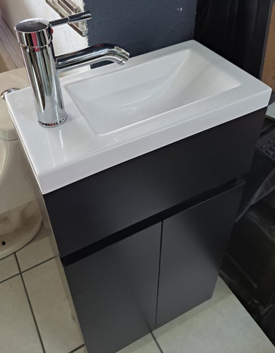 Gabinete Mueble Tocador Baño Lavabo Espacios Pequeños Mini