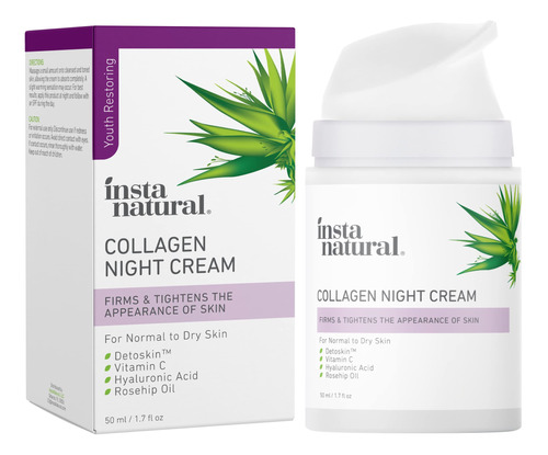 Collagen Night Anti Aging Cream  Anti Arrugas Hidratante Pa