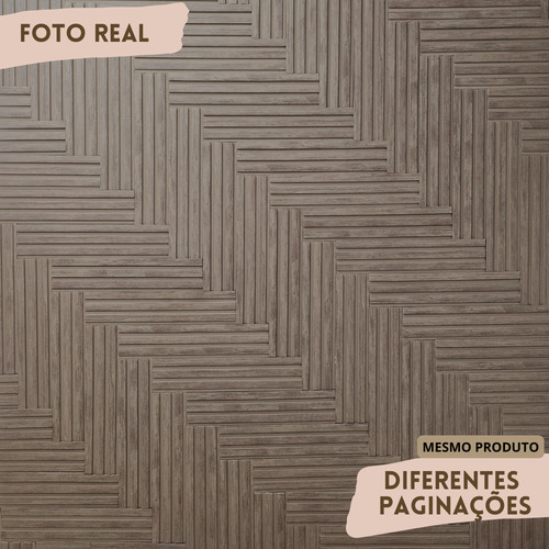 Revestimento De Parede Adesivo Autocolante Fácil 3 M2 Cor Marrom-claro