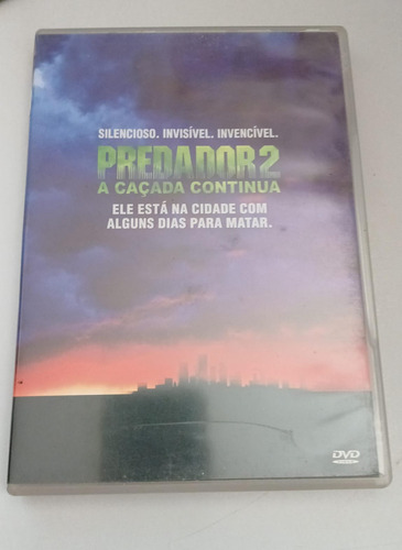 O Predador 2 A Caçada Continua Dvd Original Conservado (Usado)