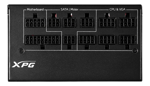 Fonte de alimentação XPG Cyber Core cor preto 127/220V