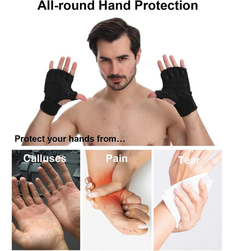 Guantes Deportivos Para Dedos Con Soporte Para La Muñeca