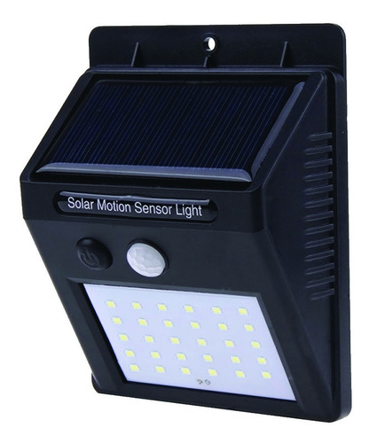 Panel Reflector Solar 20 Led Sensor Movimiento Exterior