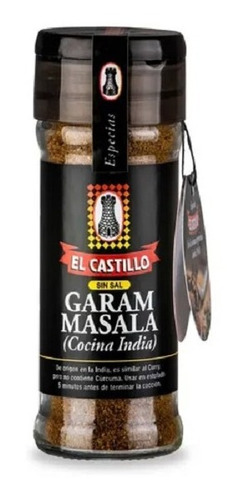 Garam Masala Cocina India El Castillo 40gr - Dw