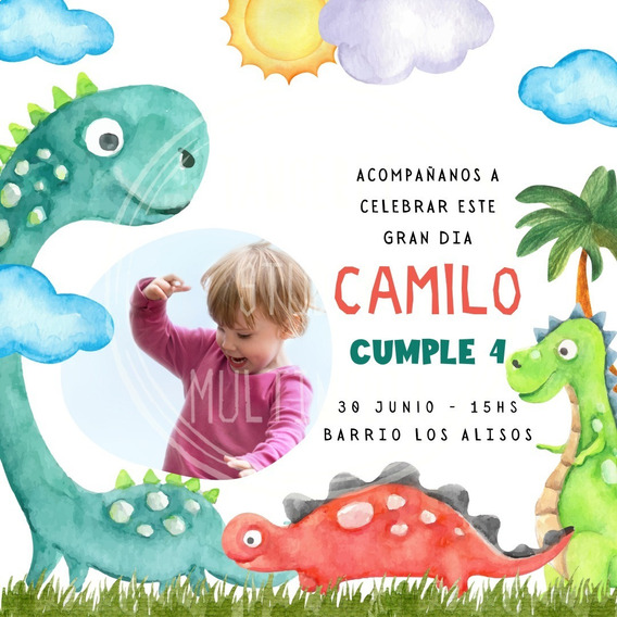Cartel De Cumpleanos Dinosaurio | MercadoLibre 📦 Cartel De Cumpleanos Dinosaurio | MercadoLibre 📦