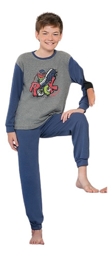 Pijama Nene Piacce Piu 6 A 16 Estampado Rock Art 612