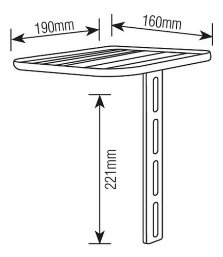 Suporte Para Conversor, Receptor E Dvd - Advd178 Brasforma