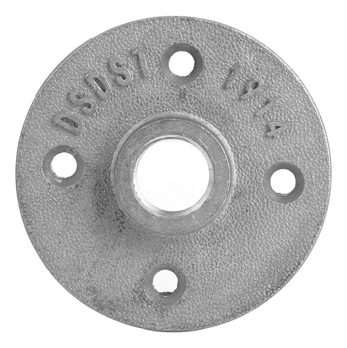 10 Piezas Dn15 1/2 In 4 Agujeros Brida De Piso Base De Brida