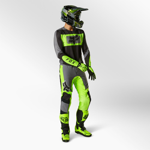 Imagen 1 de 10 de Conjunto Motocross Fox - Flexair Mirer #28128-019