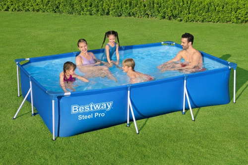 Bestway Alberca Estructural Rectangular Con Capacidad 2,3 L