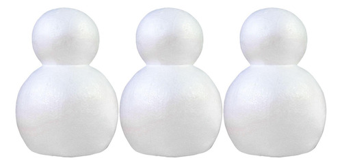 10x Modelos De Muñecos De Nieve De Espuma, 20 Centímetros