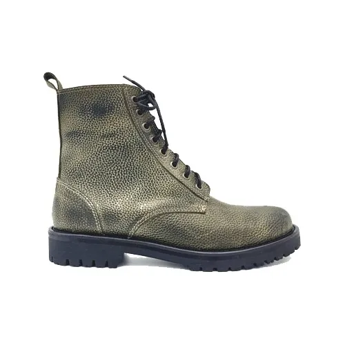 Borcegos Mujer Cuero Borcegu es Botas Base Febo Mdz Mumbai