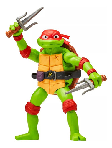 Figura Tortugas Ninjas Gigante Raphael 30 Cm Acc Playmates