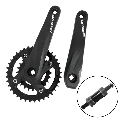 Pe De Vela Duplo Mtb Absolute Wild 38/24 Movimento Central