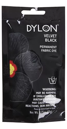 Dritz 87012 Permanent Fabric Dye, 1.75-Ounce, Velvet Black