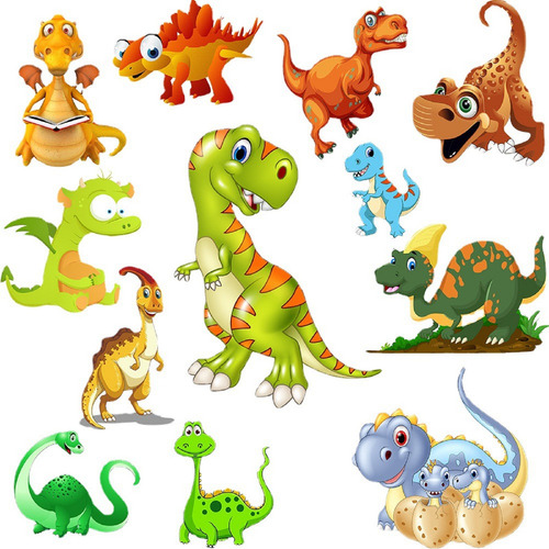 Decoração De Sala De Estar, Cor, Padrão De Dinossauro, Pared