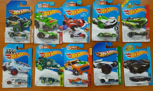 10 Coches Hot Wheels Varios Modelos (Usado)