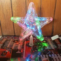 Comprar Estrella Tope Árbol Led Multicolor Navidad Decoracion Luces