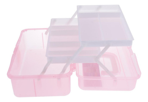 Kit De Herramientas De Caja De Almacenamiento De Rosado