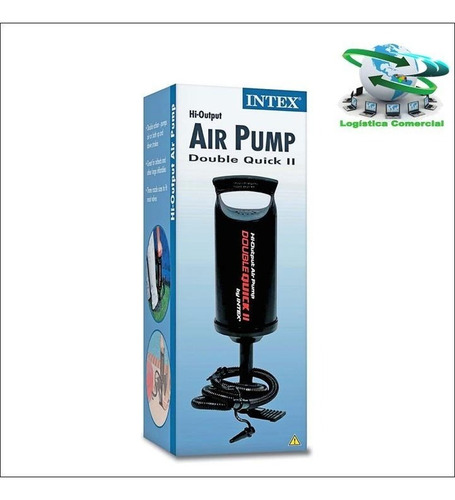 Bomba Para Inflar Doble Accion I I Intex Colchon Bote 68614