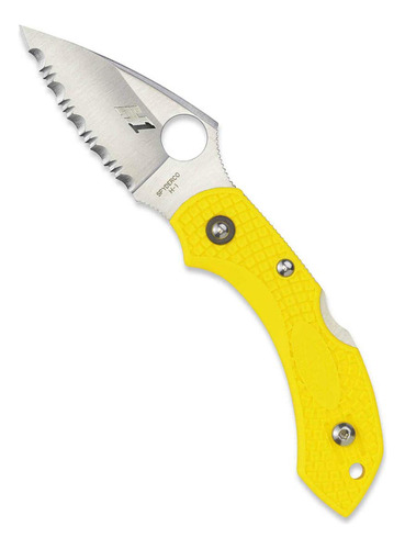 Spyderco Dragonfly2 Salt - Cuchillo Steel, H-1, Frn, Yellow