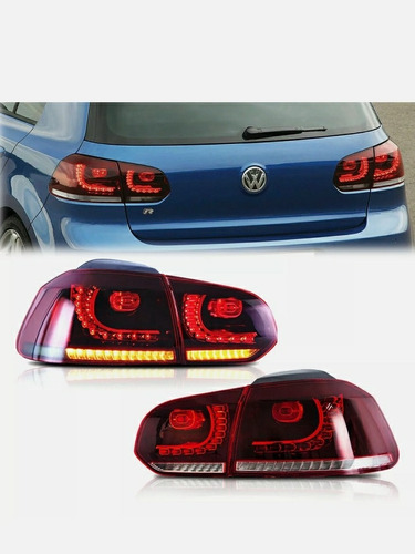 Faros Traseros Led Compatibles Con Marca Vw Golf Mk6 2010-14