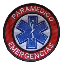 Comprar Parche Bordado Argentino Paramedico. Emergencias Médicas