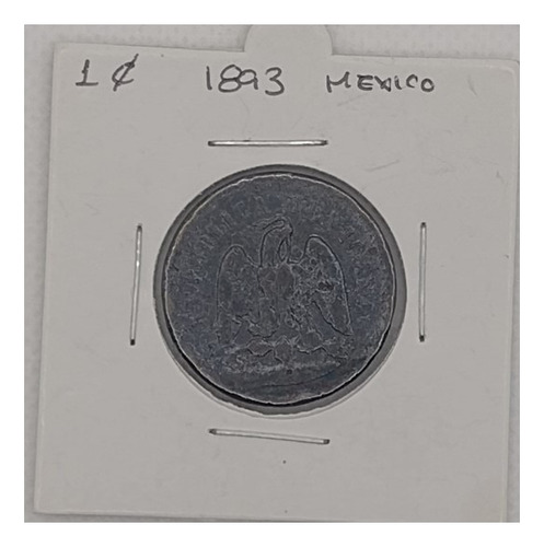 Moneda De 1 Centavo 1893 Porfiriana República Mexicana