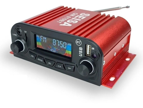 Amplificador Qm-810bt Auto Moto Potencia Usb Micro Sd Bluet 