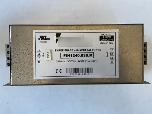 Filtro Trifasico Finmotor Fin1240.030.m