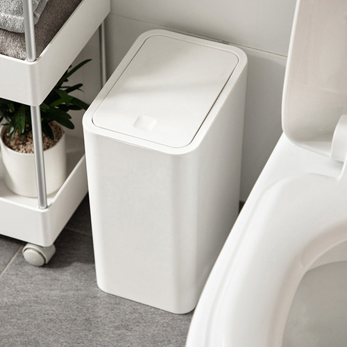 Bote De Basura De Baño G Con Tapa, Bote De Basura Pequeño Co