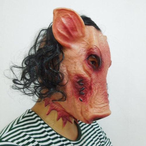 Hjb Máscara De Cabeza De Cerdo Terror De Fiesta De Halloween
