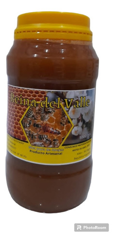 Miel Pura De Abejas 100% Natural . Reina Del Valle X 1 Kilo 