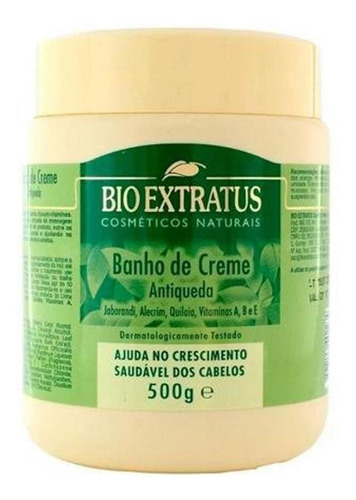 Imagem 1 de 1 de Bio Extratus Jaborandi Banho De Creme Antiqueda 500gr