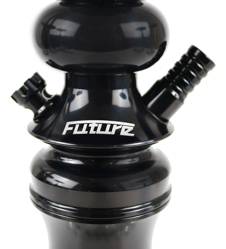 Imagem 4 de 6 de Narguile Completo Amazon Hookah Future Godzilla - Preto