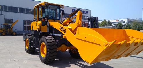 Pala Cargadora De 2 Metros 980g Motor Cummins Marca Sunner