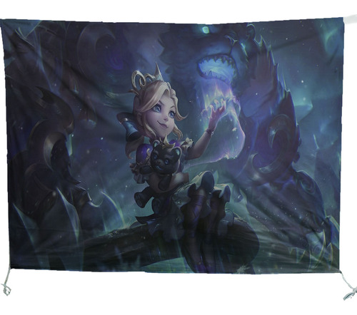 Bandera Legue Of Legends 100x150cm Decora Setup Skins