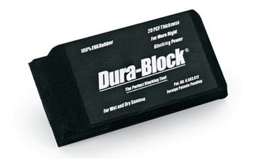 Dura-block (af4417) Bloque De Lija (5.3 in), Color Negro