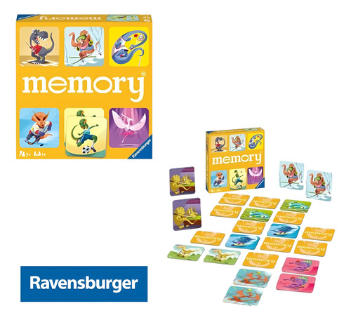 Memoria Dinos Deportes Ravensburger Juego De Mesa Memory