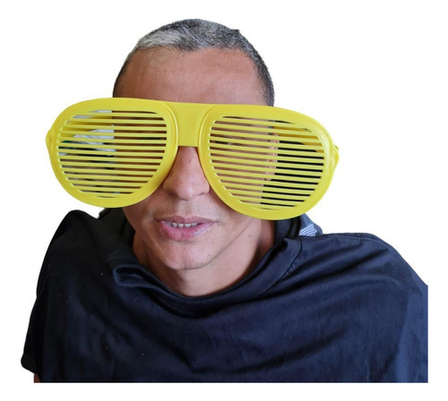 Gafas gigantes para fiestas de disfraces sin lentes de colores