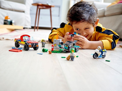 Imagen 7 de 7 de Lego® City- Rescate De Bomberos Y Persecución Policial 60319